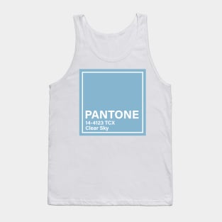 PANTONE 14-4123 TCX Clear Sky Tank Top